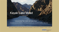 Desktop Screenshot of kayaklakemead.com